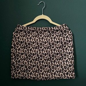 H&M mini leopard skirt size 4
